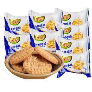 达能牛奶饼干 散装零食的美味与温馨